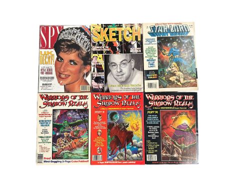 Marvel Magazines to include. Warriors Of The Shadow Realms Nos 11, 12, 13. Star-Lord No10. Sketch Vol1 No6. Sketch 1993 Princ