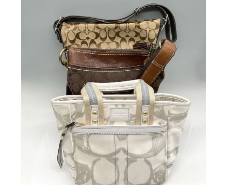 Included in the set are: F061-10402 Hobo Brown Canvas bag with double stitch seams, leather top trim and shoulder strap. C065