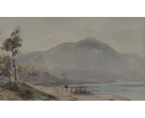 J K MAXTON&nbsp;Ben Lomond, signed, watercolour, 17 x 28cm and another (2) Condition Report:Available upon request