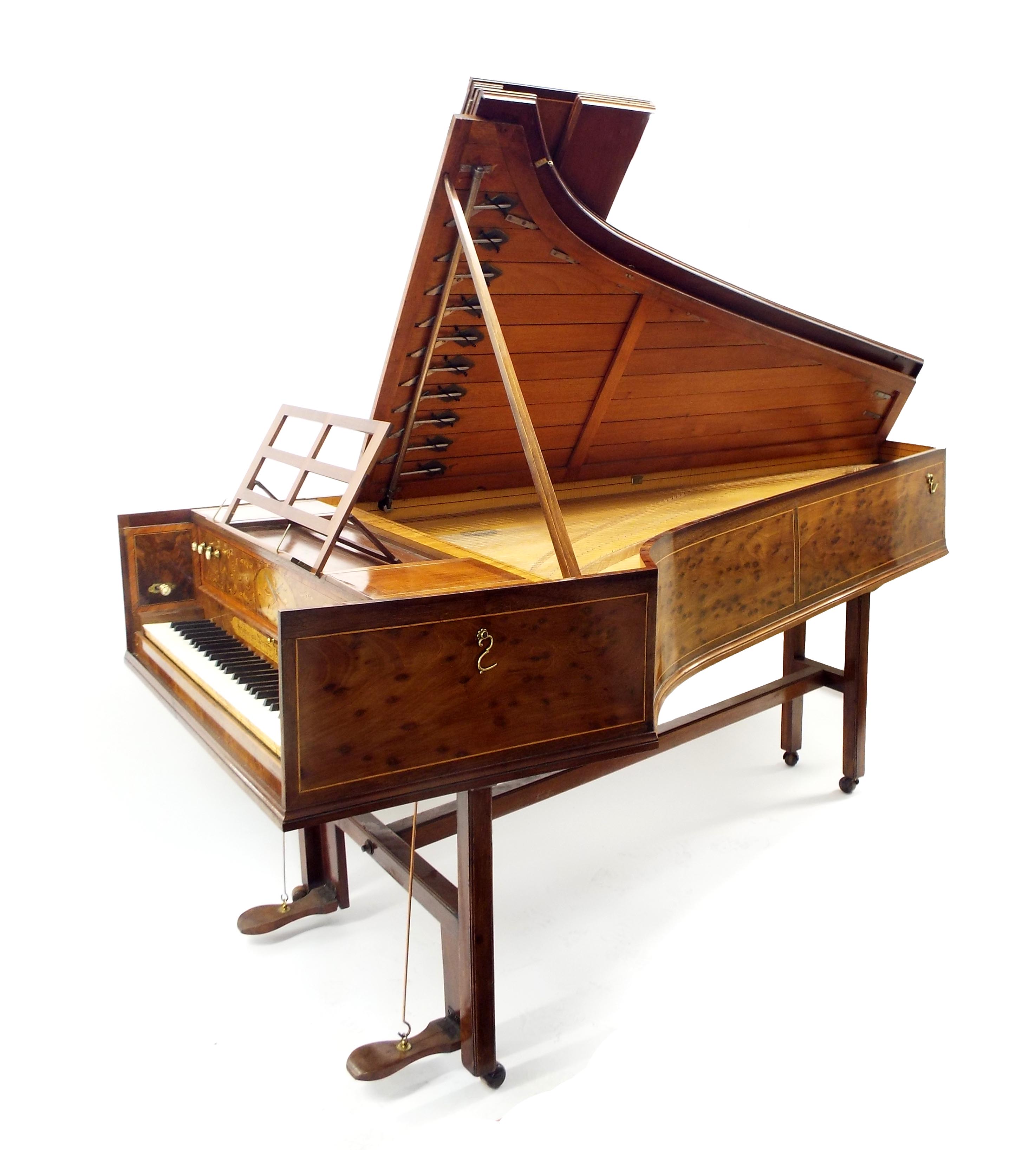 Single manual harpsichord by Thomas Culliford, London, 1785 for Longman