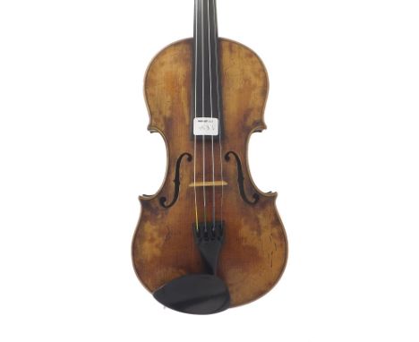 Swiss violin labelled Paul R. Banziger, Luthier á Zurich 1927, 14 5/16", 36.40cm