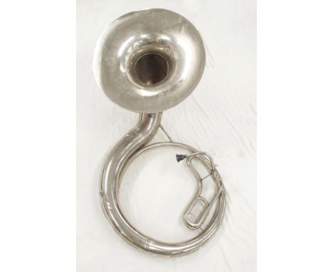 B & M Symphonic silver plated sousaphone
