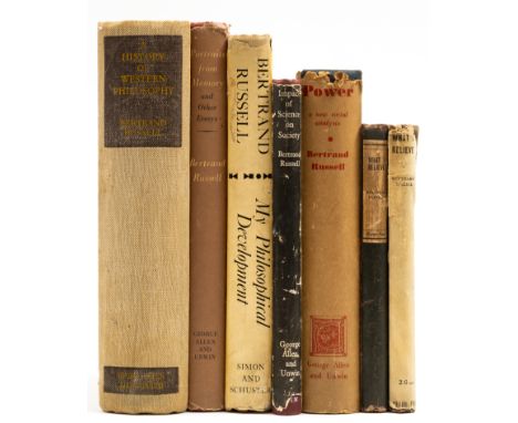 Russell (Bertrand) What I Believe, browning to endpapers, original boards with mounted paper label to upper cover and spine, 