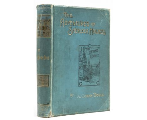 Doyle (Sir Arthur Conan) The Adventures of Sherlock Holmes, first edition, first issue, with 'Miss Violent Hunter' in the las