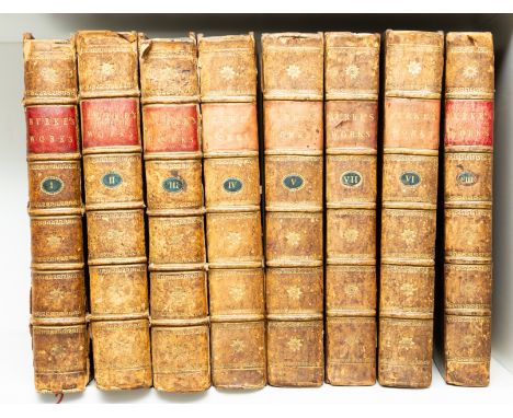 Burke (Edmund) The Works of the Right Honourable Edmund Burke, 8 vol., first edition, half-titles in vol.4-8, contemporary in