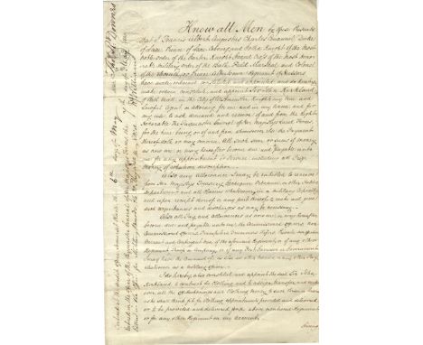 ALBERT PRINCE: (1819-1861) Prince Consort of the United Kingdom, husband of Queen Victoria. D.S., Albert, two pages, folio, B