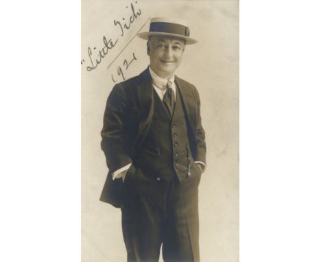 ENTERTAINMENT: Selection of vintage signed postcard photographs, and a few slightly smaller, by various stage actors and actr