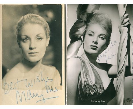 URE MARY: (1933-1975) Scottish Actress. Vintage signed sepia postcard photograph of Ure in a head and shoulders pose. Photogr