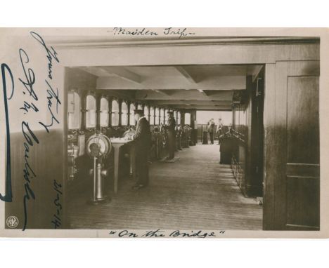 [TITANIC]: CARLISLE ALEXANDER M. (1854-1926) Irish Shipbuilder & Engineer, General Manager to Harland and Wolff who was partl