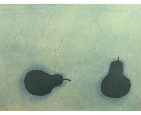 •AR William Scott, CBE, RA (1913-1989), "Pears", coloured lithograph, signed, dated 79, numbered 9/150 in pencil to lower ima