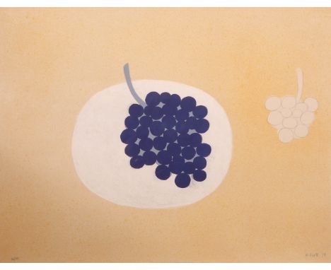 •AR William Scott, CBE, RA (1913-1989), "Grapes", coloured lithograph, signed, dated 79 and numbered 36/150 in pencil to lowe