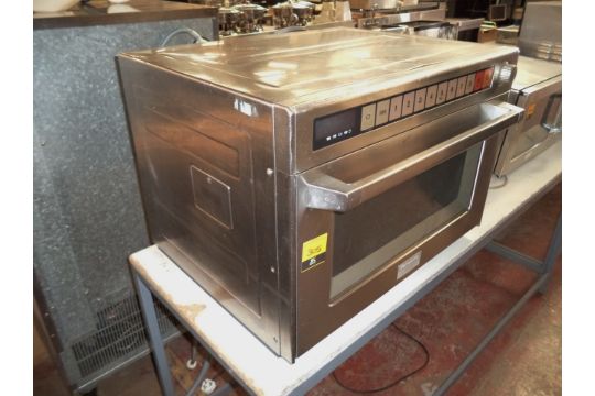 Panasonic Pro Ii 1700 Stainless Steel Large Commercial Microwave Panasonic Pro Ii 1700 Stainless Steel Large Commercial Microwave Model Ne 1780