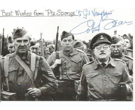 COLIN BEAN Actor signed Dad's Army Photo. Good Condition. All signed items come with our certificate of authenticity. We comb