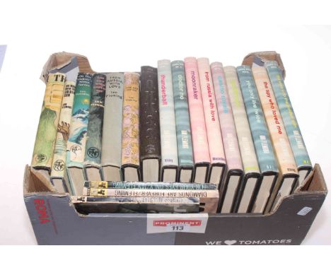 Sixteen Ian Fleming James Bond books, including first edition 'On Her Majesty's Secret Service' 1963, plus three paperbacks