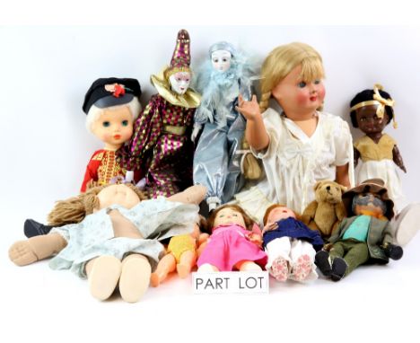 Collection of various dolls to include limited edition Adele's dollhouse Annabelle, 68cm, Cabbage Patch doll, and others (qty