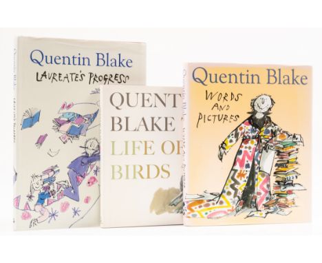 Blake (Quentin) Words and Pictures, limited edition, spine and edges of dust-jacket a little faded, 2000; Laureate's Progress