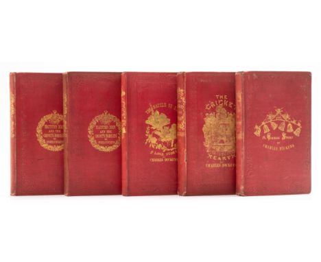 Dickens (Charles) [Christmas Books], 4 vol., comprising: The Chimes, additional pictorial title in second state, contemporary