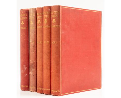 Birds.- Thorburn (Archibald) British Birds, 4 vol., 80 colour plates with tissue guards, without supplement and two extra pla