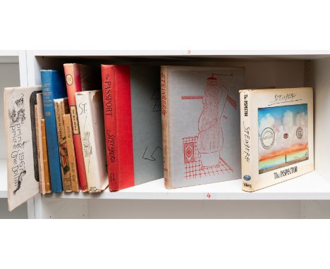 Steinberg (Saul, illustrator) The Passport, first English edition, original cloth-backed pictorial boards, spine ends a littl