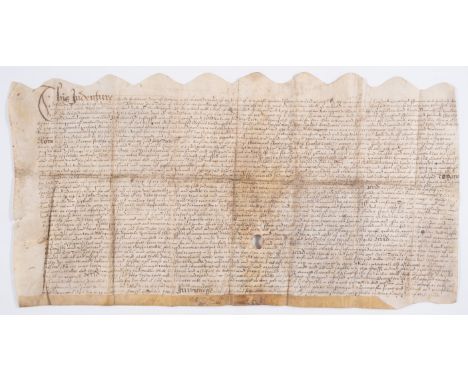 Royal Favourite.- Villiers (George, first Duke of Buckingham,&nbsp;royal favourite, 1592-1628) Indenture grant between John T
