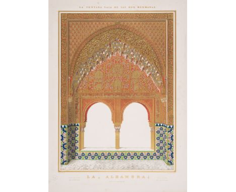 Spain.- Goury (M. Jules) and Owen Jones. Plans, Elevations, Sections and Details of the Alhambra, 2 vol., first edition, addi