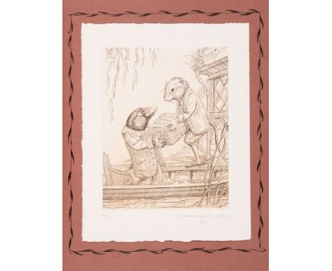 Grahame (Kenneth) The Wind in the Willows, centenary&nbsp;edition, one of 1000 copies with an original etching, tipped-in col