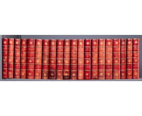 Shakespeare (William) The Dramatick Writings..., 20 vol. including 2 vol. Prolegomena, large paper edition, engraved portrait