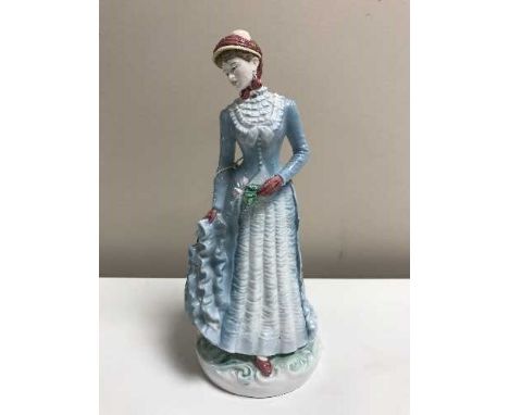 A Royal Worcester figure - Walking our dresses of the 19th century - The Bushel 