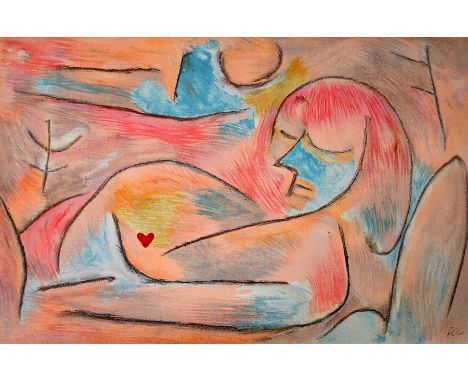 Paul Klee (1879-1940), Winter Sleep (Sommeil d'Hiver), colour lithograph, 1938, from Verve no. III, printed by Mourlot,  publ