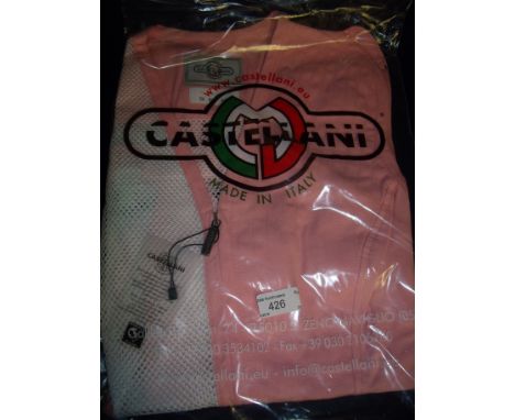 Brand new Castellani ex shop stock sealed in packet pink shooting vest L.H size 44