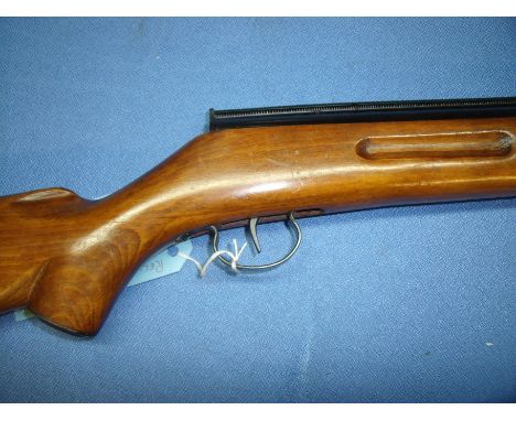 Relum 'Repetier' .177 break barrel air rifle marked Foreign circa 1960s with metal disk on the stock marked Repetier 4.5 Jell