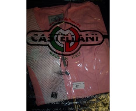 Brand new Castellani ex shop stock sealed in packet pink shooting vest L.H size 44