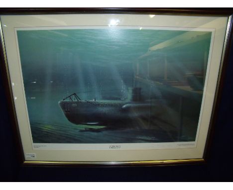Framed and mounted signed limited edition No 438/1500 Thomas Gower print 'Sitting Silent' 