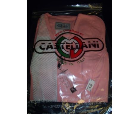 Brand new Castellani ex shop stock sealed in packet pink shooting vest L.H size 38