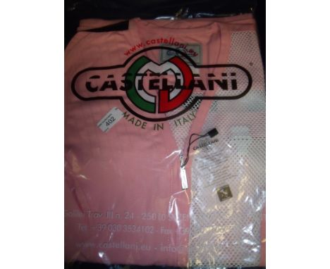 Brand new Castellani ex shop stock sealed in packet pink shooting vest R.H size 42