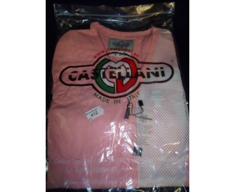 Brand new Castellani ex shop stock sealed in packet pink shooting vest R.H size 48