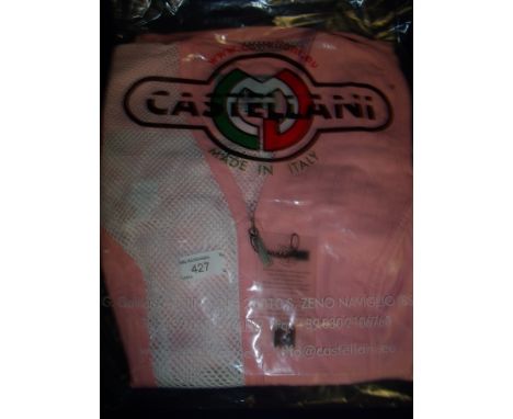 Brand new Castellani ex shop stock sealed in packet pink shooting vest L.H size 44