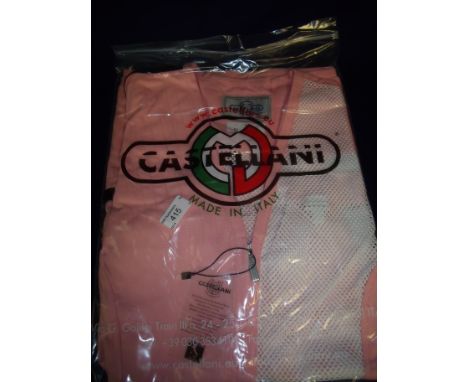 Brand new Castellani ex shop stock sealed in packet pink shooting vest R.H size 52