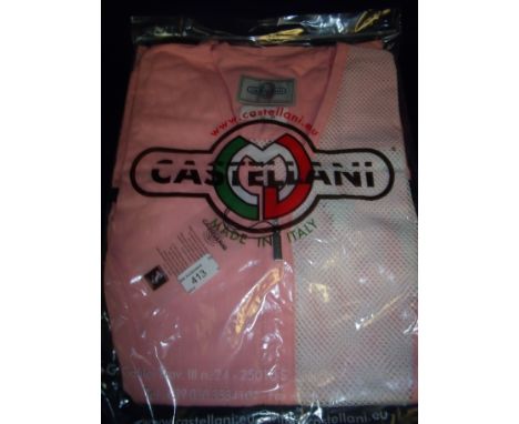 Brand new Castellani ex shop stock sealed in packet pink shooting vest R.H size 50