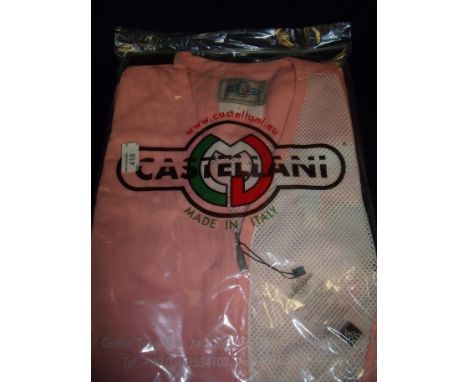 Brand new Castellani ex shop stock sealed in packet pink shooting vest R.H size 54