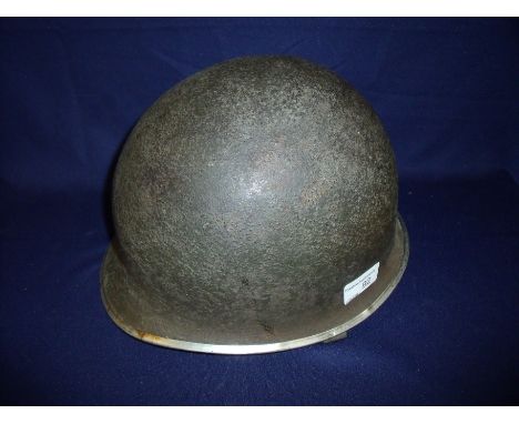 American issue steel helmet with liner