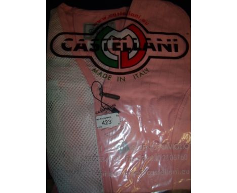 Brand new Castellani ex shop stock sealed in packet pink shooting vest L.H size 40