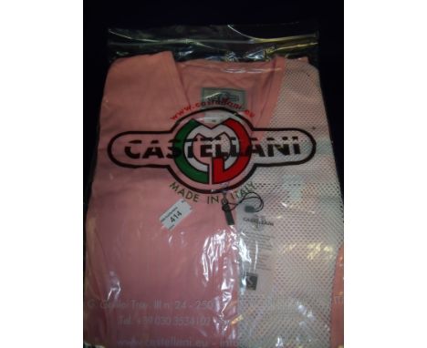 Brand new Castellani ex shop stock sealed in packet pink shooting vest R.H size 50