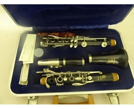 A cased Boosey + Hawkes "Edgware" clarinet