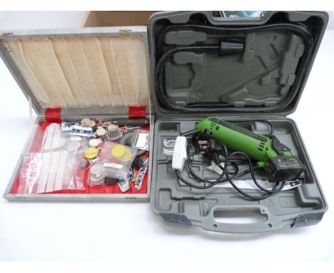 Book Binding Equipment. &nbsp;Carton of various book binding &amp; other tools incl. Bosch cordless universal cutter; JML Exa