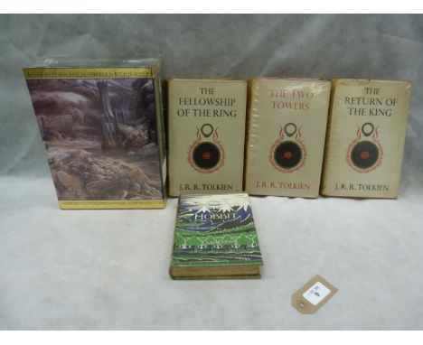 TOLKIEN J. R. R. &nbsp;The Lord of the Rings &amp; The Hobbit. 2 vols. in d.w's &amp; slip case, illus. by Alan Lee. Sealed g