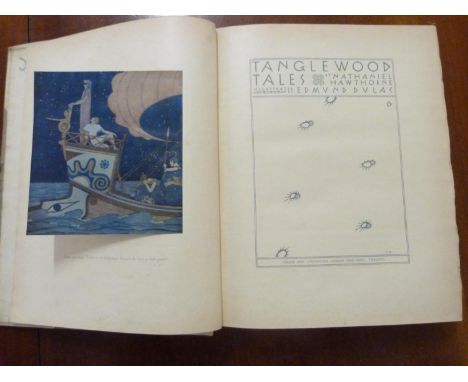 DULAC EDMUND (Illus). &nbsp;Tanglewood Tales. Ltd. ed. 371/500 signed by the artist. Tipped in col. plates. Quarto. Half vell