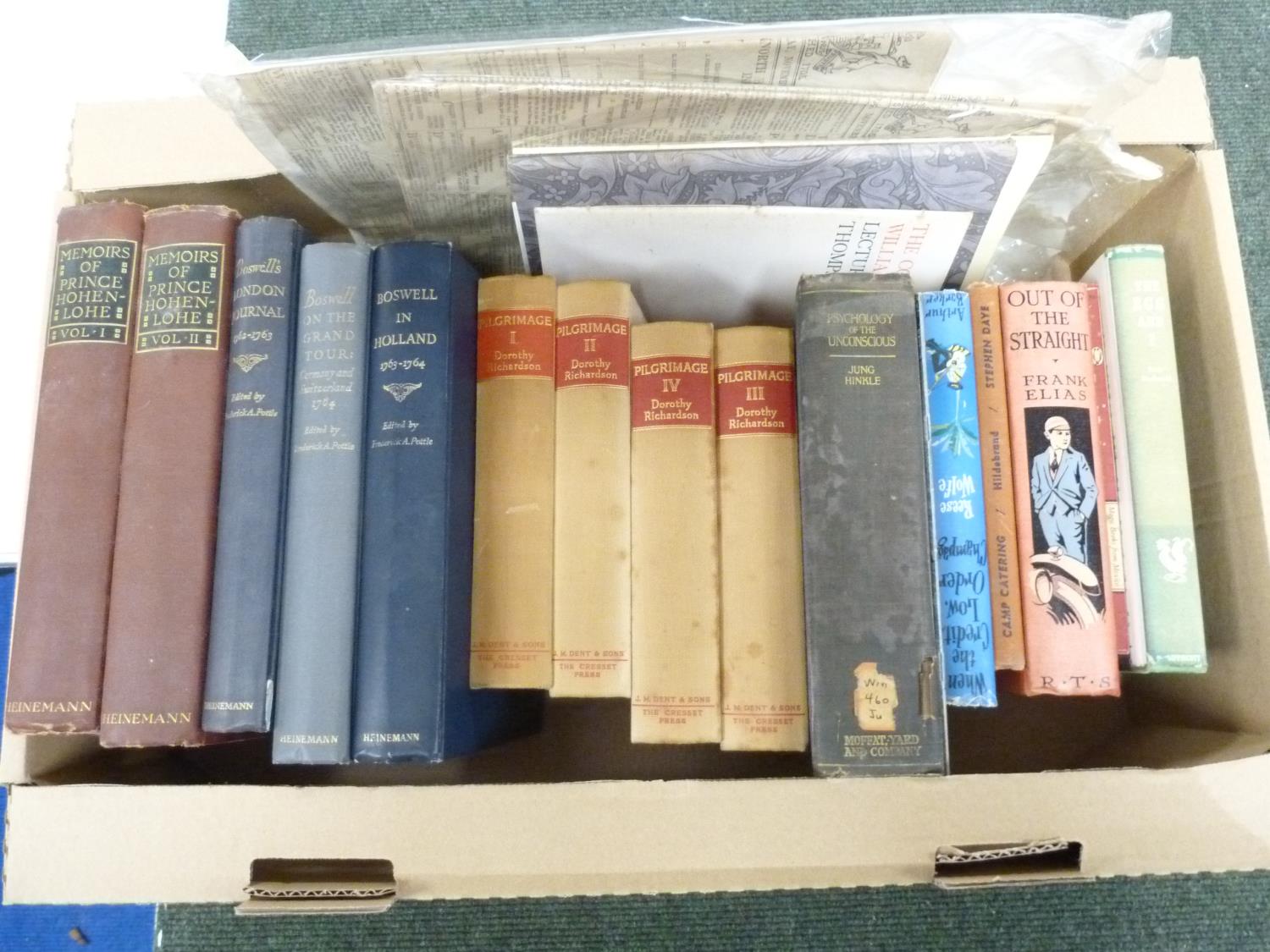 Various. A carton of various books & other items.