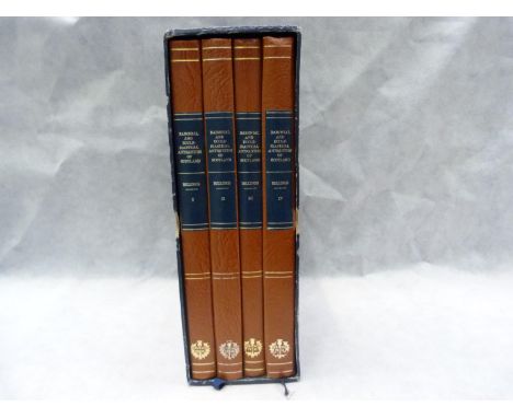 BILLINGS R. W. &nbsp;The Baronial &amp; Ecclesiastical Antiquities of Scotland. 4 vols. Ltd. ed. 17/500. Illus. Quarto. Slip 