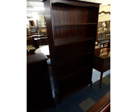 A Stag Four Shelf Open Bookcase, 88cm Wide